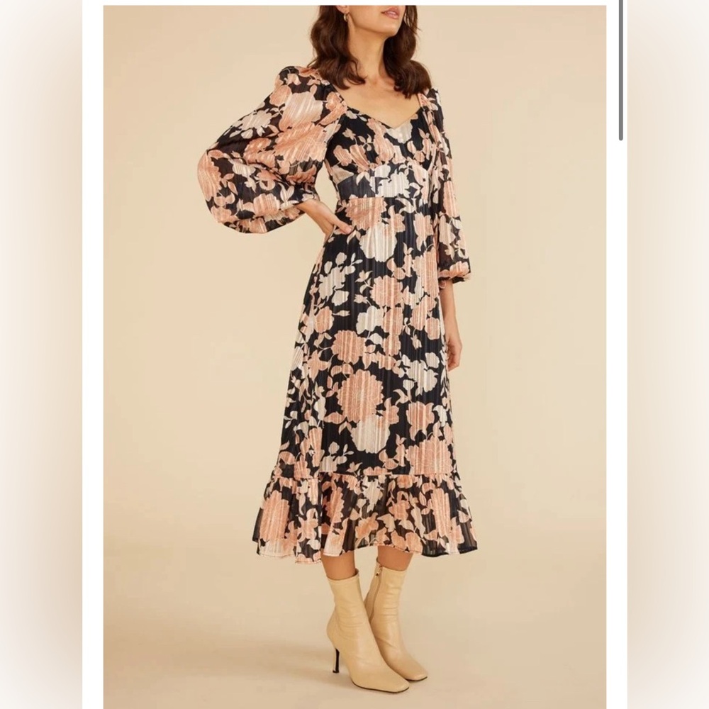 BONNIE-Mink Pink Midi dress